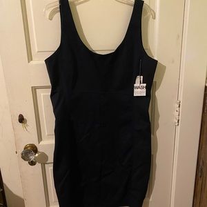 Gap 1969 Woman’s Size XL Black Dress Fit Flare Mini Sleeveless V Neck NWT